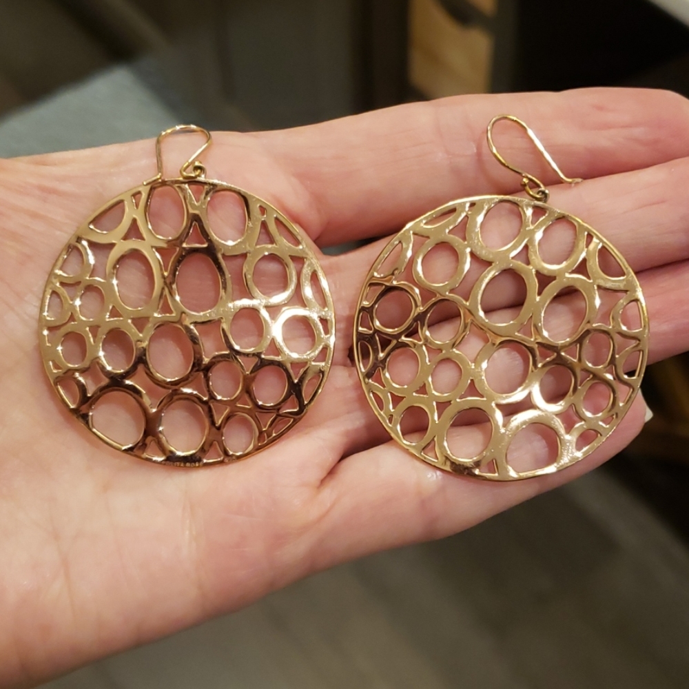 IPPOLITA rose gold large Carino drop earrings